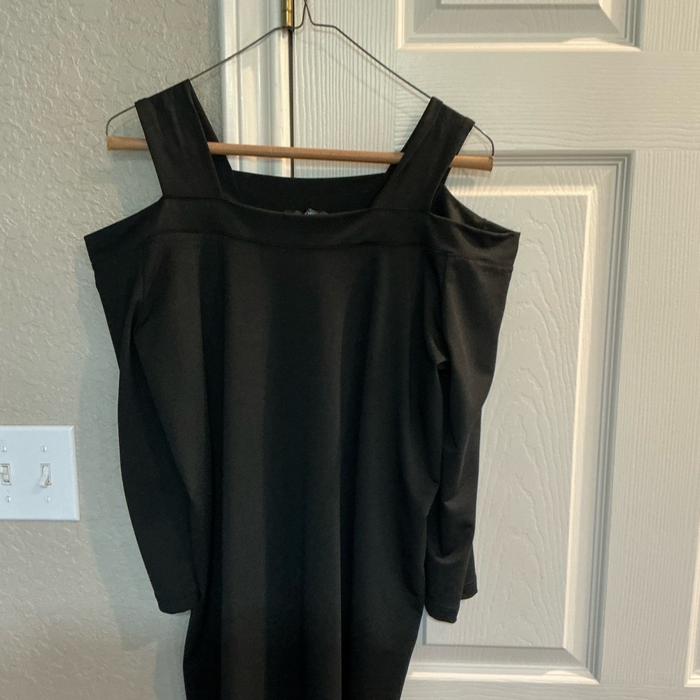 Chic Black Off-Shoulder Blouse